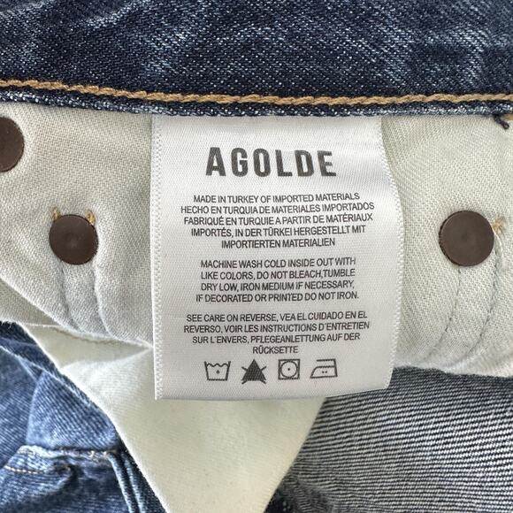 Agolde Jeans Lot of 2 Womens 23 Blue 90s Jean Imagine & Fen Wander Distressed - Picture 16 of 16